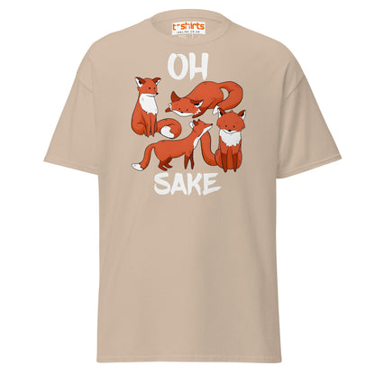 Oh For Fox Sake T-Shirt – Funny Animal Pun Tee - Sand - T-Shirts Online