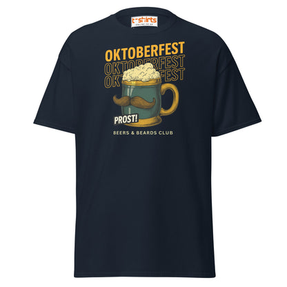 Oktoberfest Prost Beer Mug T-Shirt - Navy - T-Shirts Online