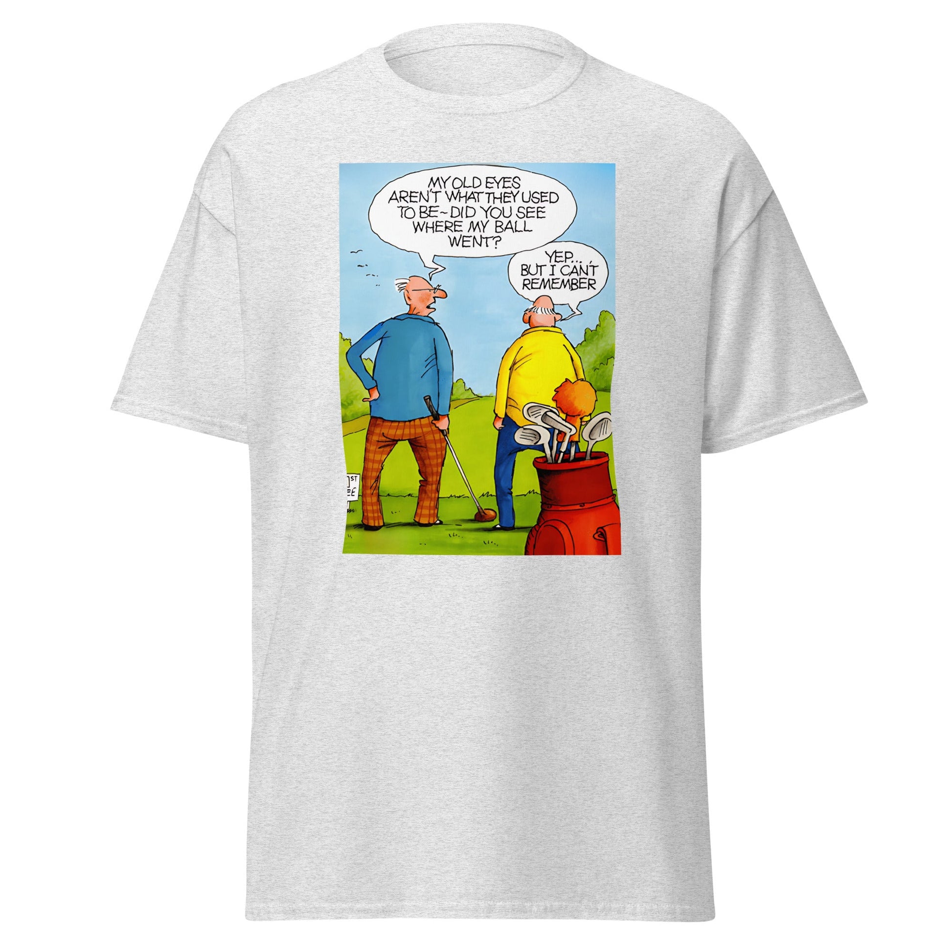 Old Golfers | Meme T-Shirt - Ash - T-Shirts Online