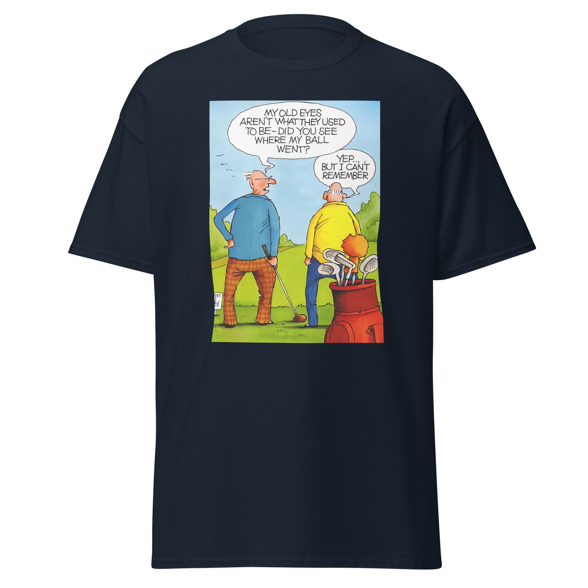 Old Golfers | Meme T-Shirt - Navy - T-Shirts Online