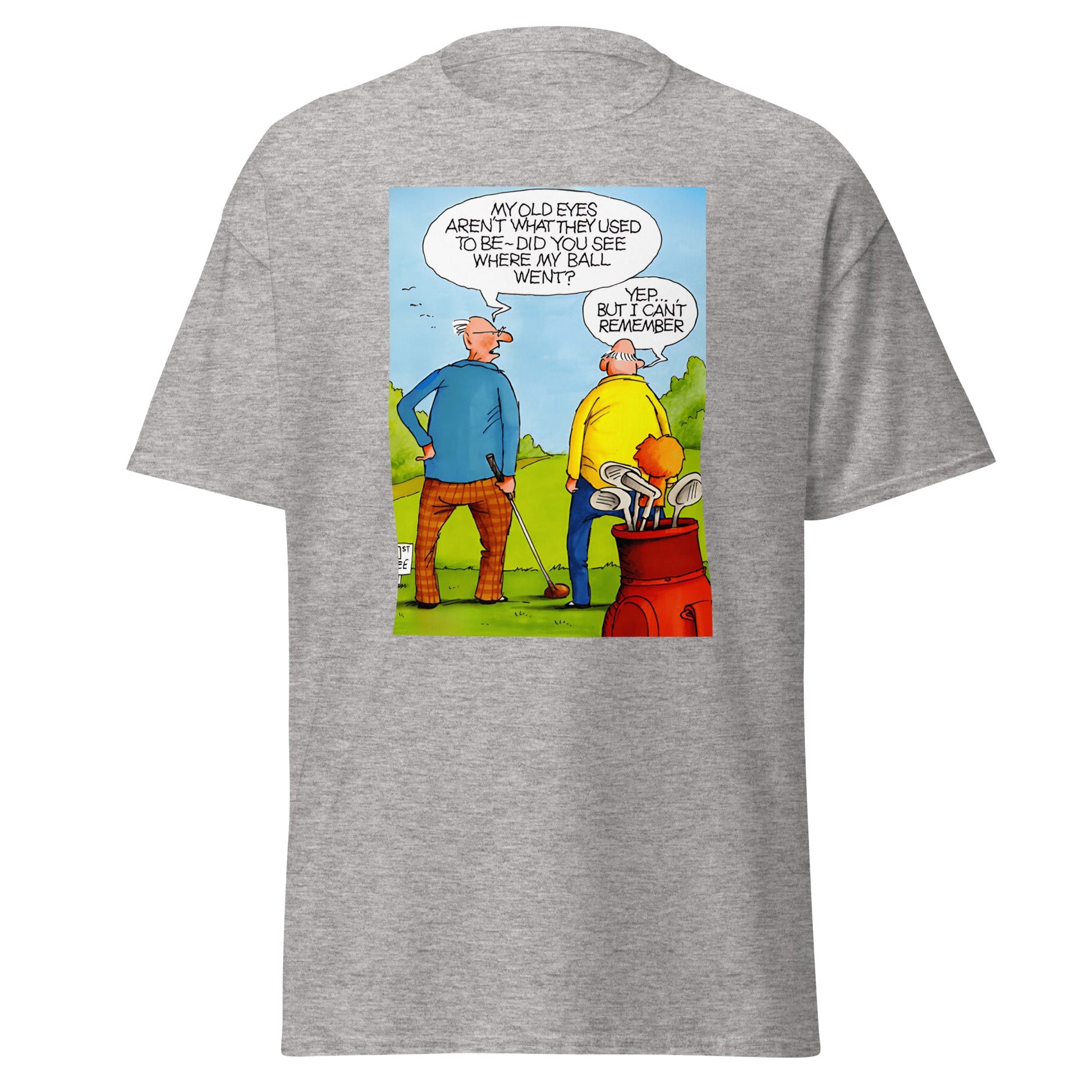 Old Golfers | Meme T-Shirt - Sport Grey - T-Shirts Online