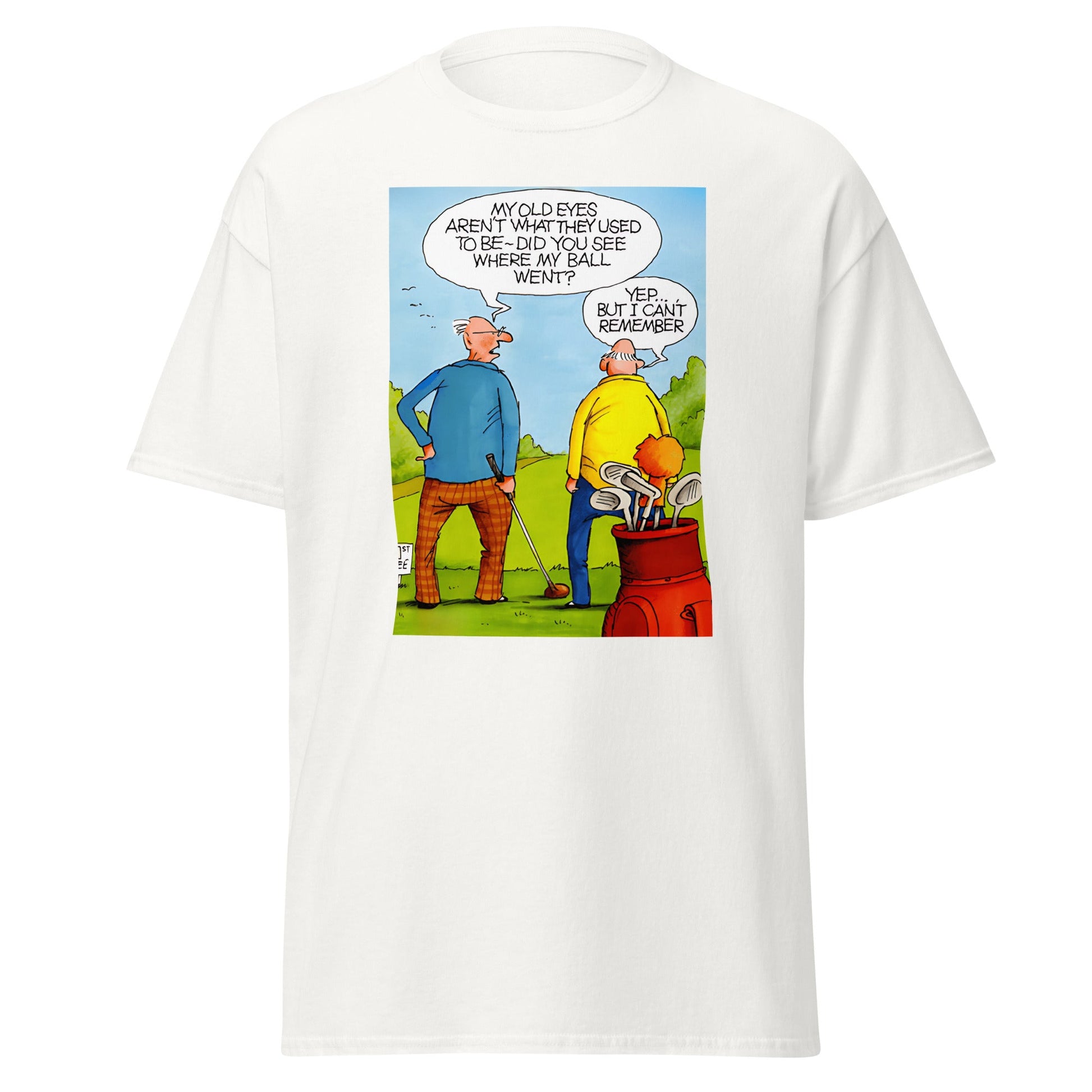 Old Golfers | Meme T-Shirt - White - T-Shirts Online