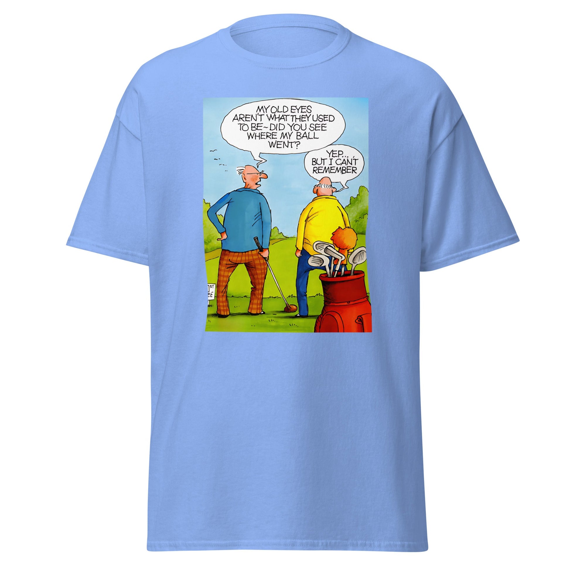 Old Golfers | Meme T-Shirt - Carolina Blue - T-Shirts Online