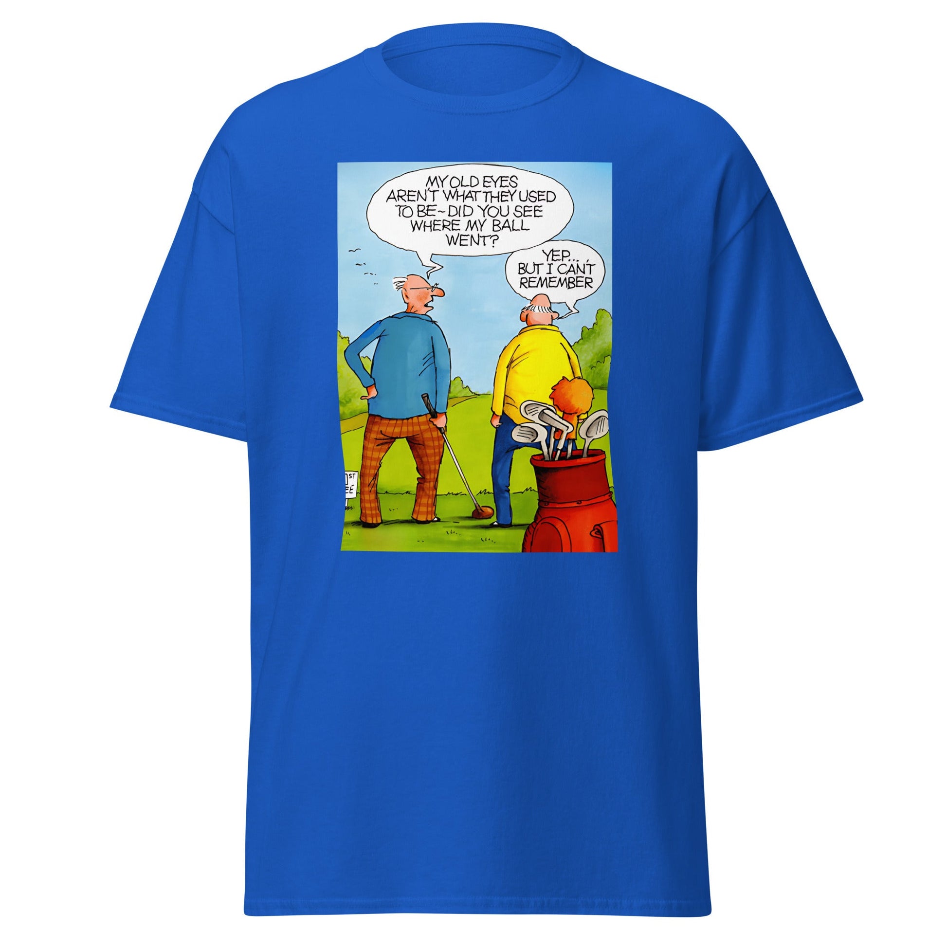 Old Golfers | Meme T-Shirt - Royal - T-Shirts Online