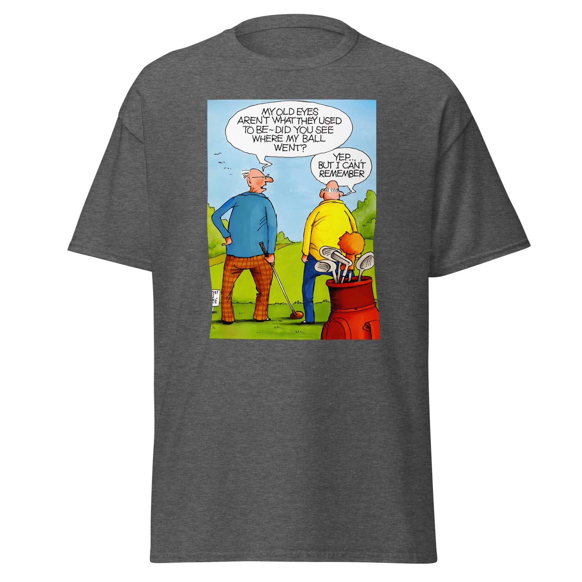 Old Golfers | Meme T-Shirt - Dark Heather - T-Shirts Online