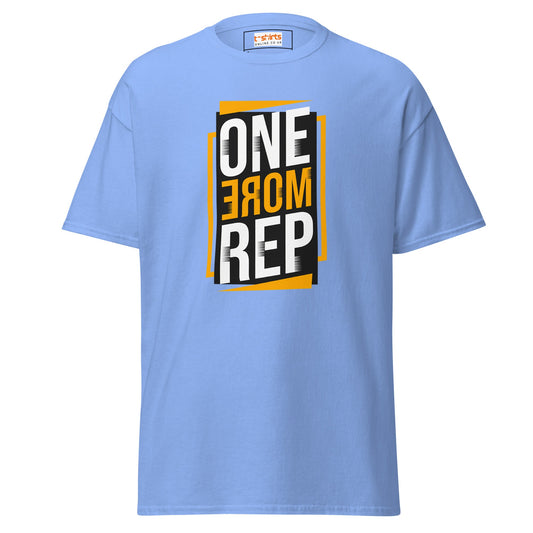 One More Rep | Gym T-Shirt - Carolina Blue - T-Shirts Online