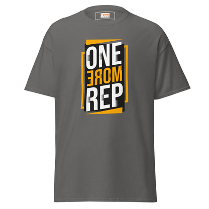 One More Rep | Gym T-Shirt - Charcoal - T-Shirts Online