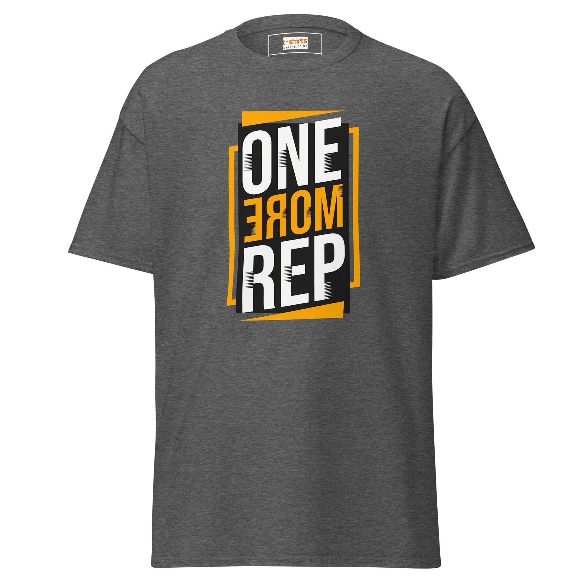 One More Rep | Gym T-Shirt - Dark Heather - T-Shirts Online