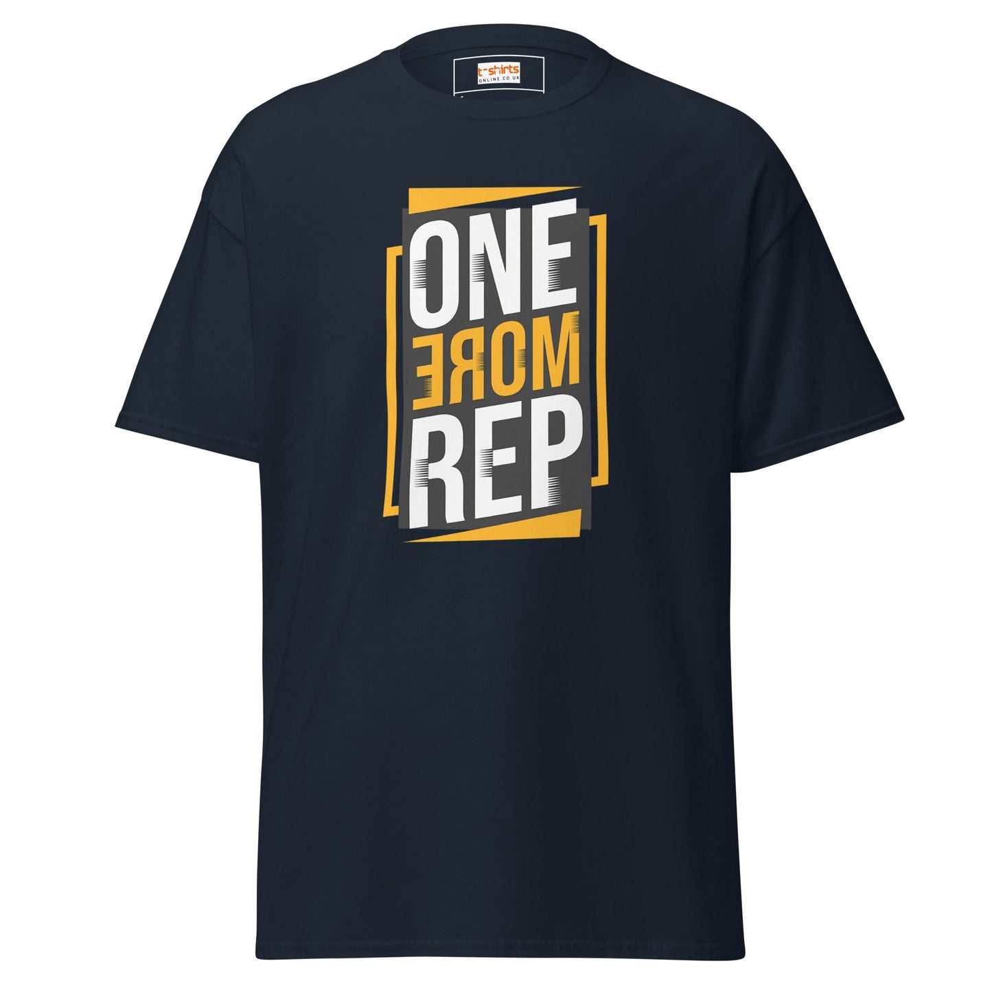One More Rep | Gym T-Shirt - Navy - T-Shirts Online