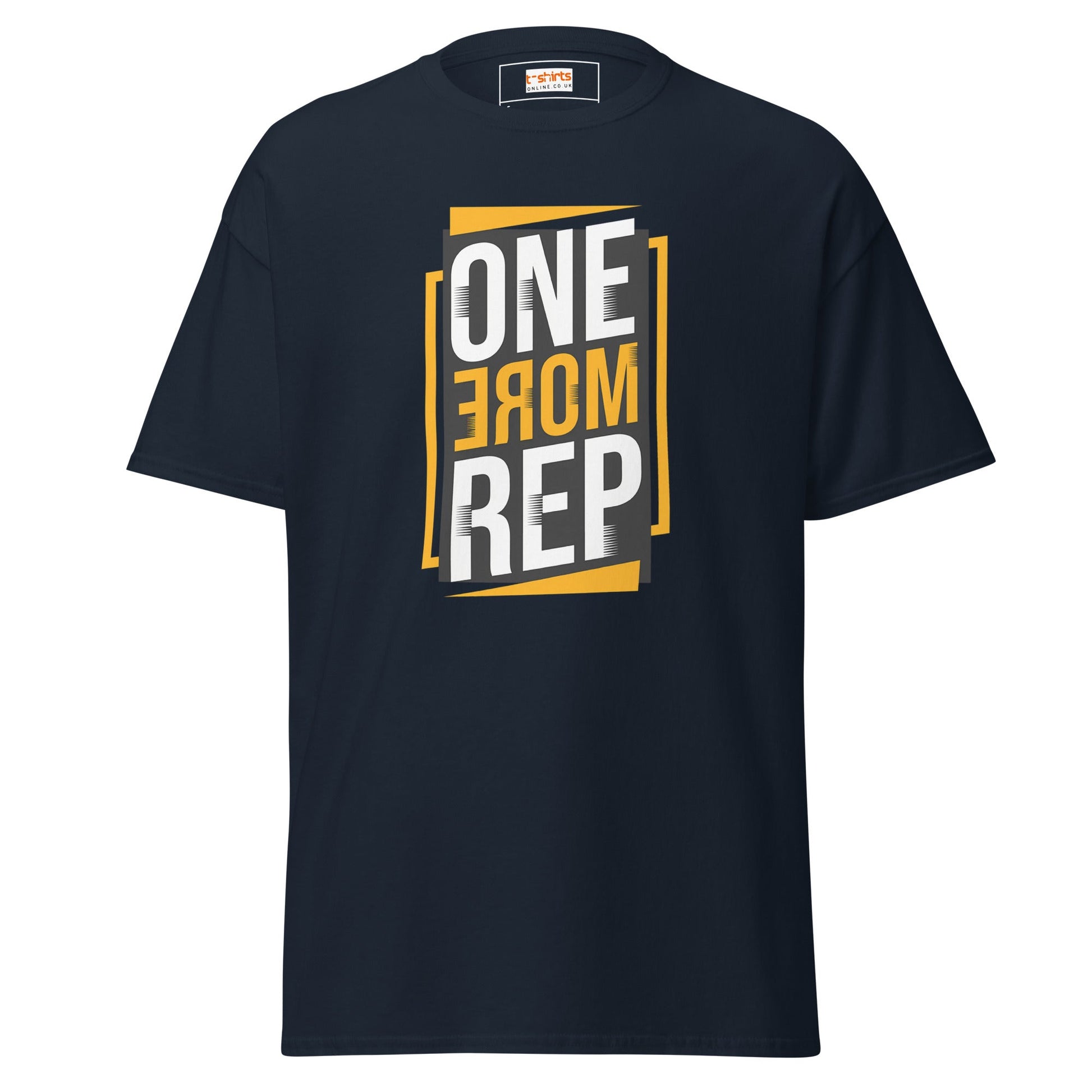 One More Rep | Gym T-Shirt - Navy - T-Shirts Online