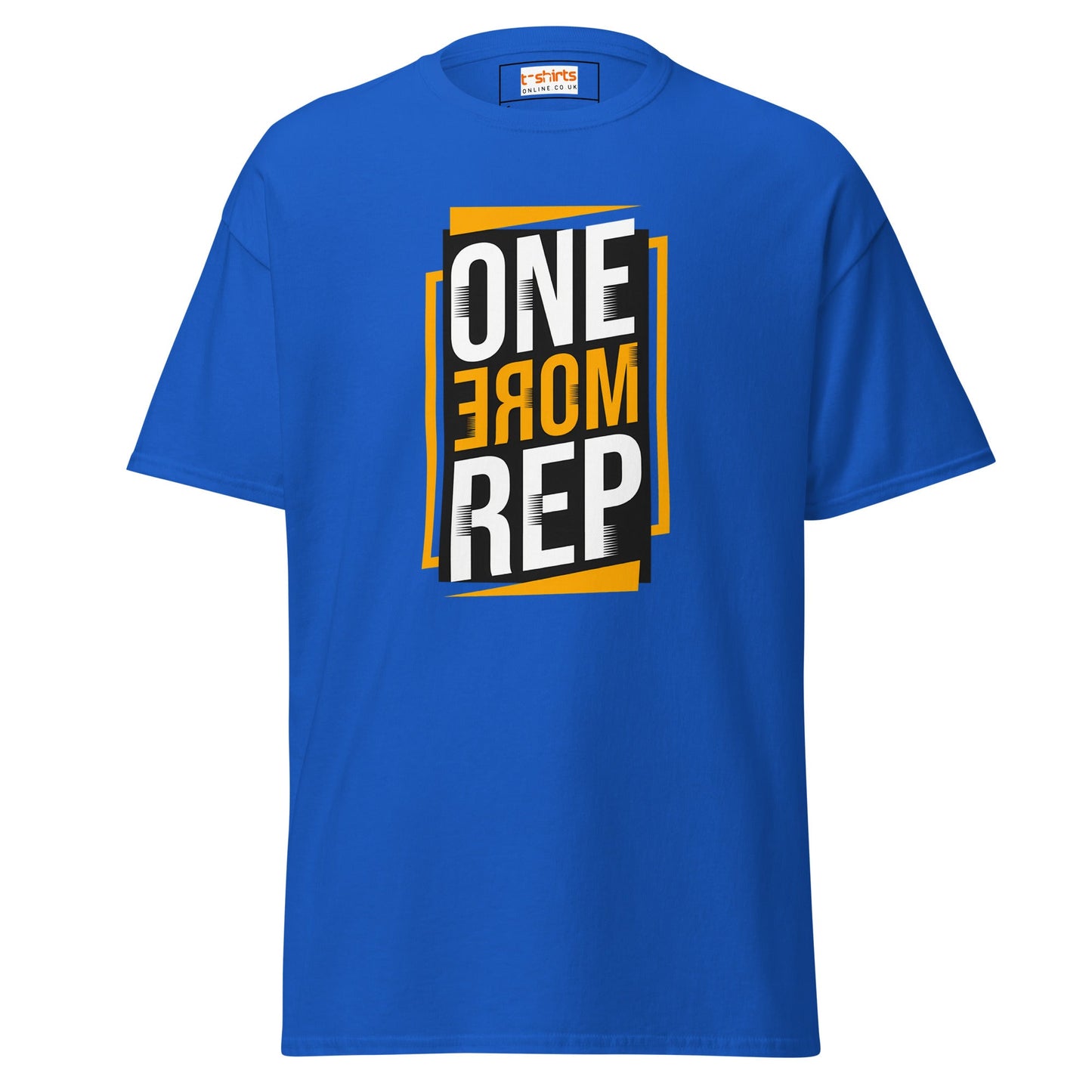 One More Rep | Gym T-Shirt - Royal - T-Shirts Online