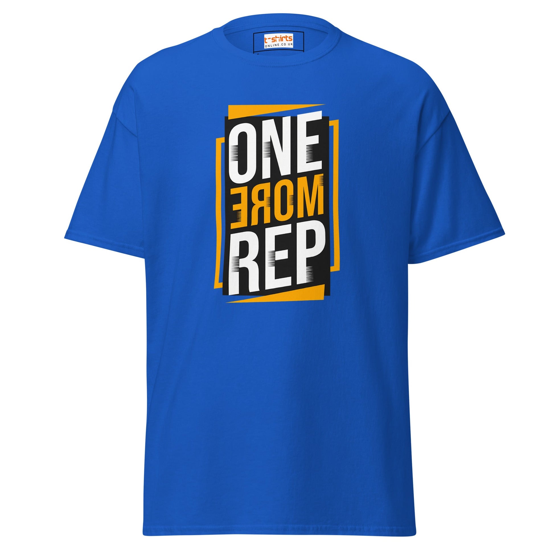 One More Rep | Gym T-Shirt - Royal - T-Shirts Online
