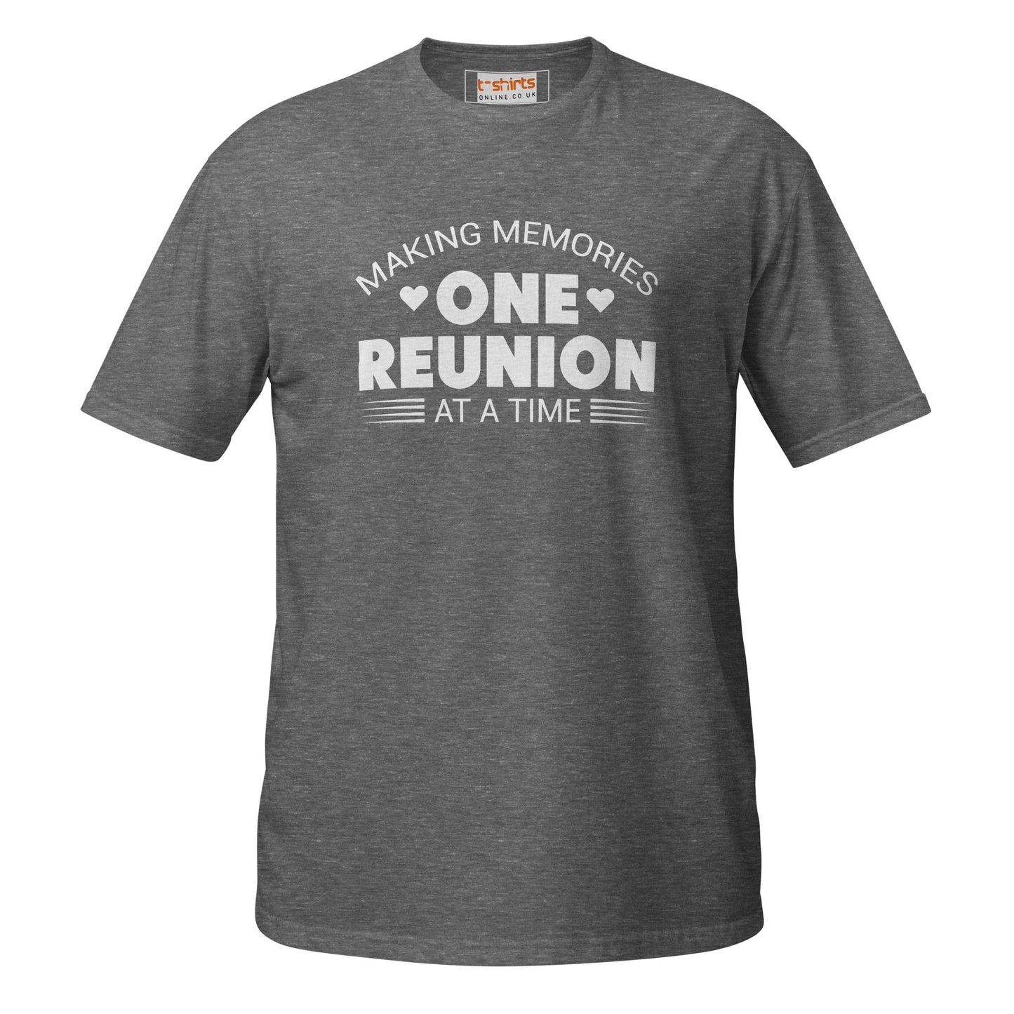 One Reunion T-Shirt | Unisex Softstyle Shirt - Graphite Heather - T-Shirts Online