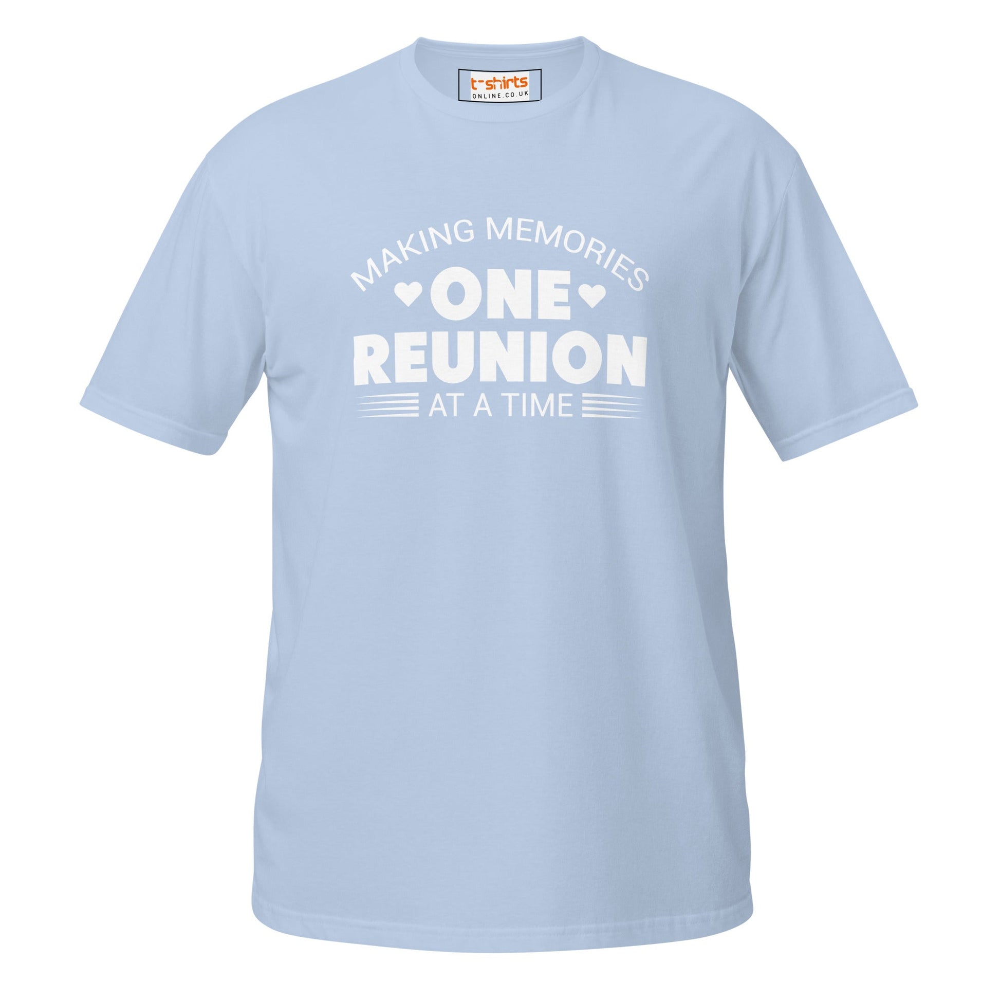 One Reunion T-Shirt | Unisex Softstyle Shirt - Light Blue - T-Shirts Online