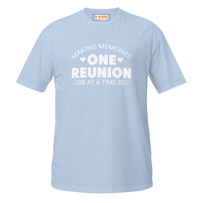 One Reunion T-Shirt | Unisex Softstyle Shirt - Light Blue - T-Shirts Online