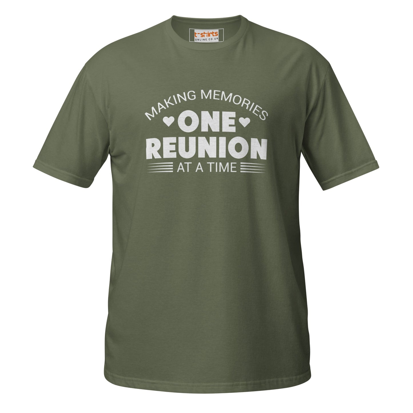 One Reunion T-Shirt | Unisex Softstyle Shirt - Military Green - T-Shirts Online