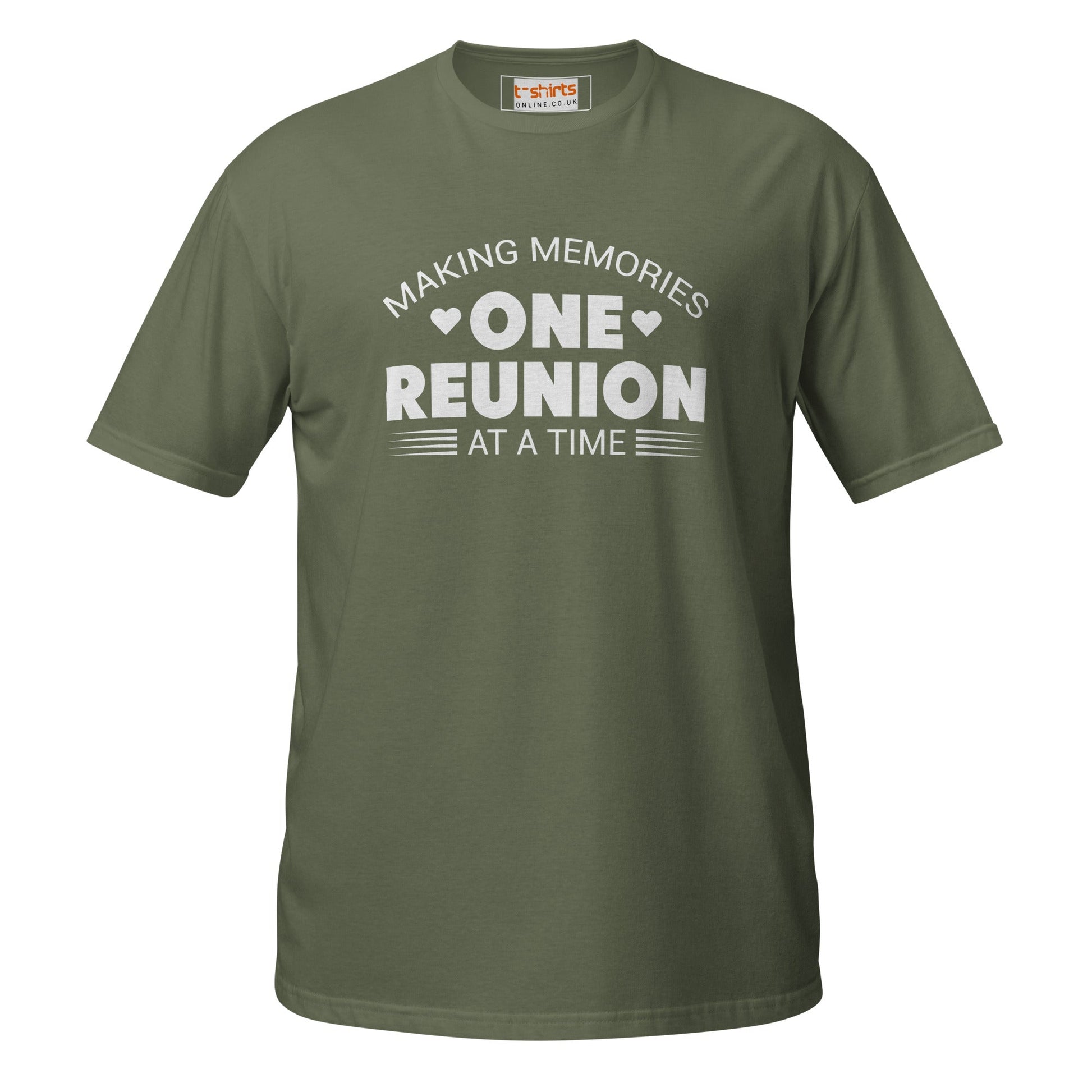 One Reunion T-Shirt | Unisex Softstyle Shirt - Military Green - T-Shirts Online