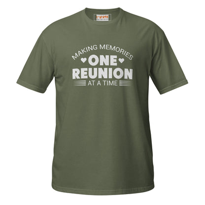 One Reunion T-Shirt | Unisex Softstyle Shirt - Military Green - T-Shirts Online