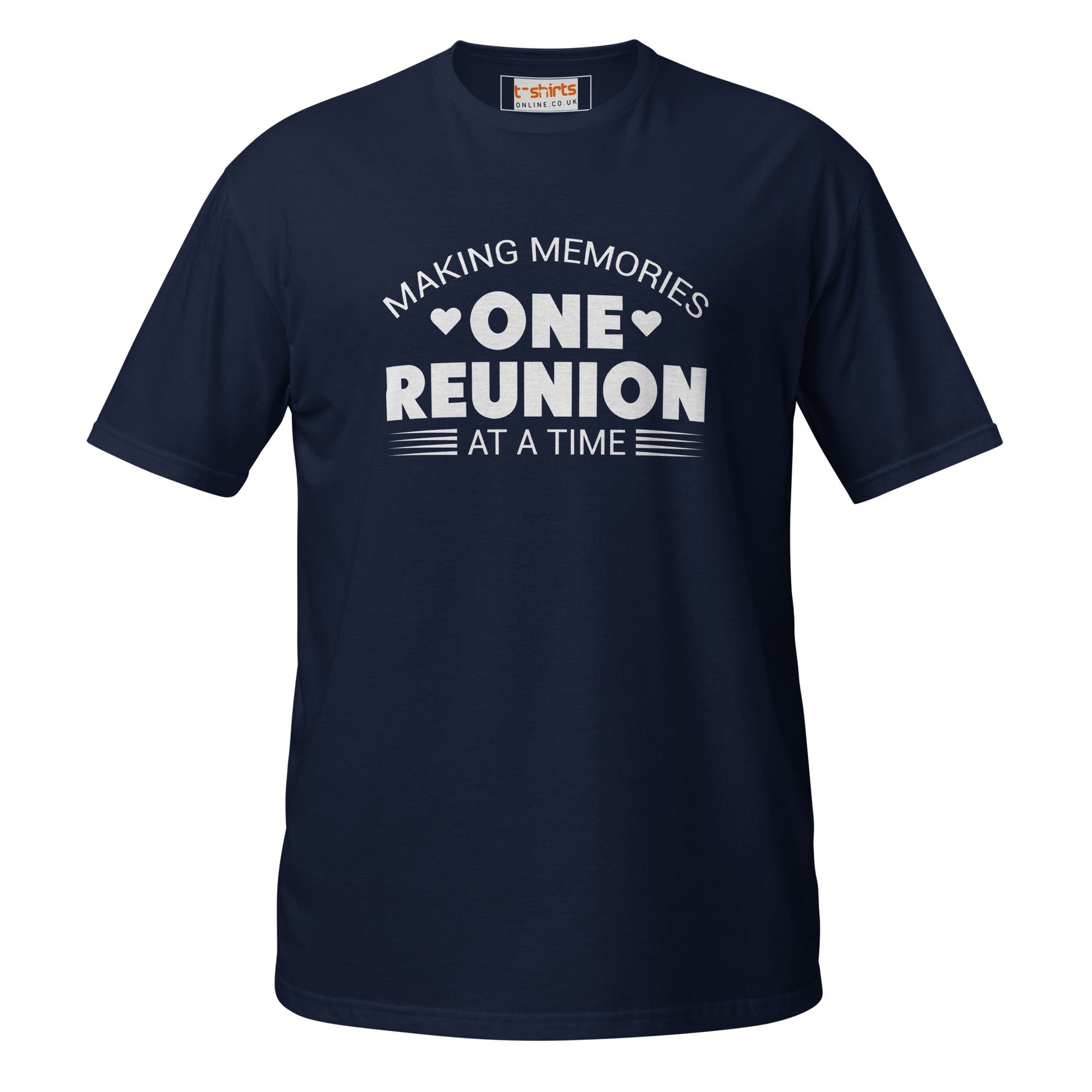 One Reunion T-Shirt | Unisex Softstyle Shirt - Navy - T-Shirts Online