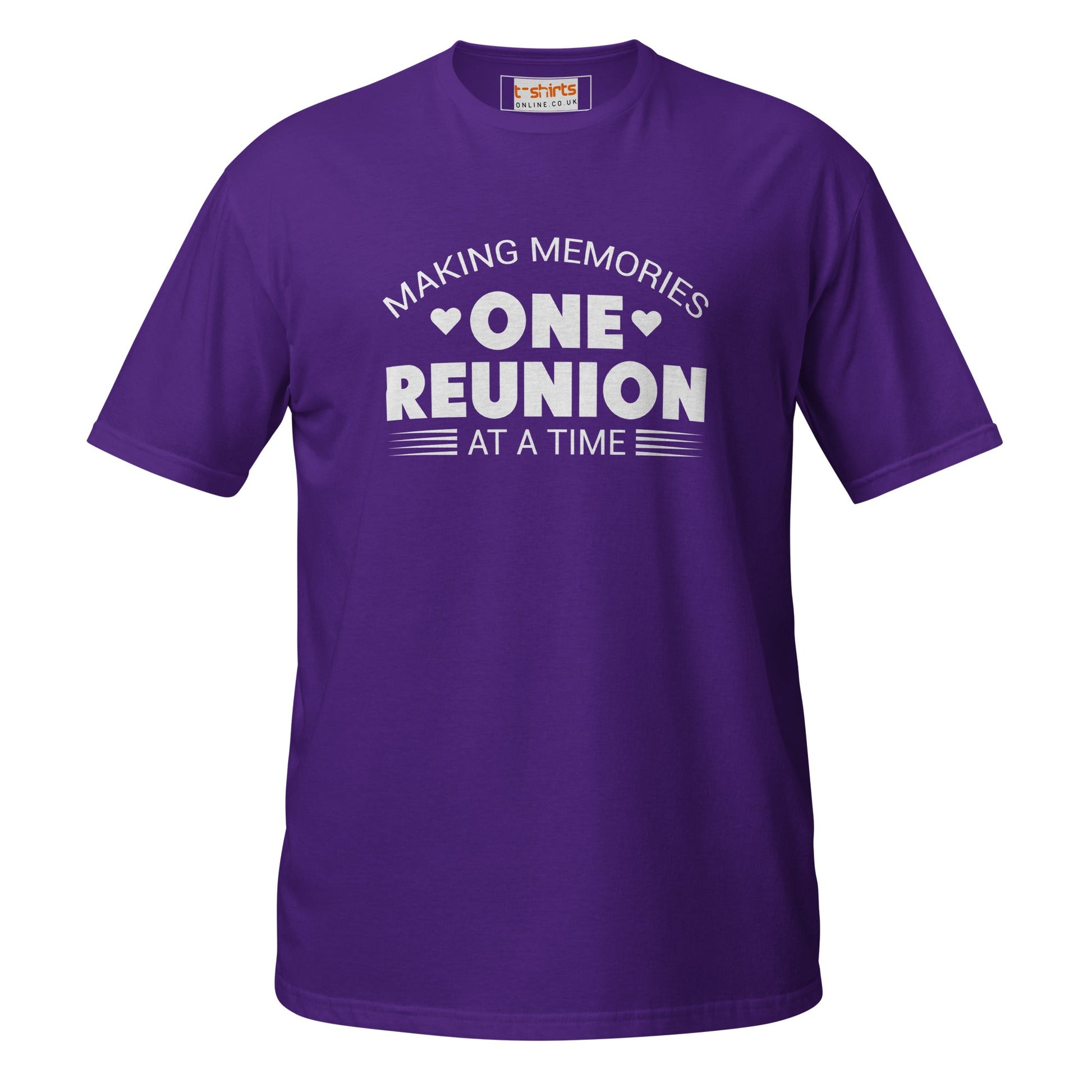 One Reunion T-Shirt | Unisex Softstyle Shirt - Purple - T-Shirts Online