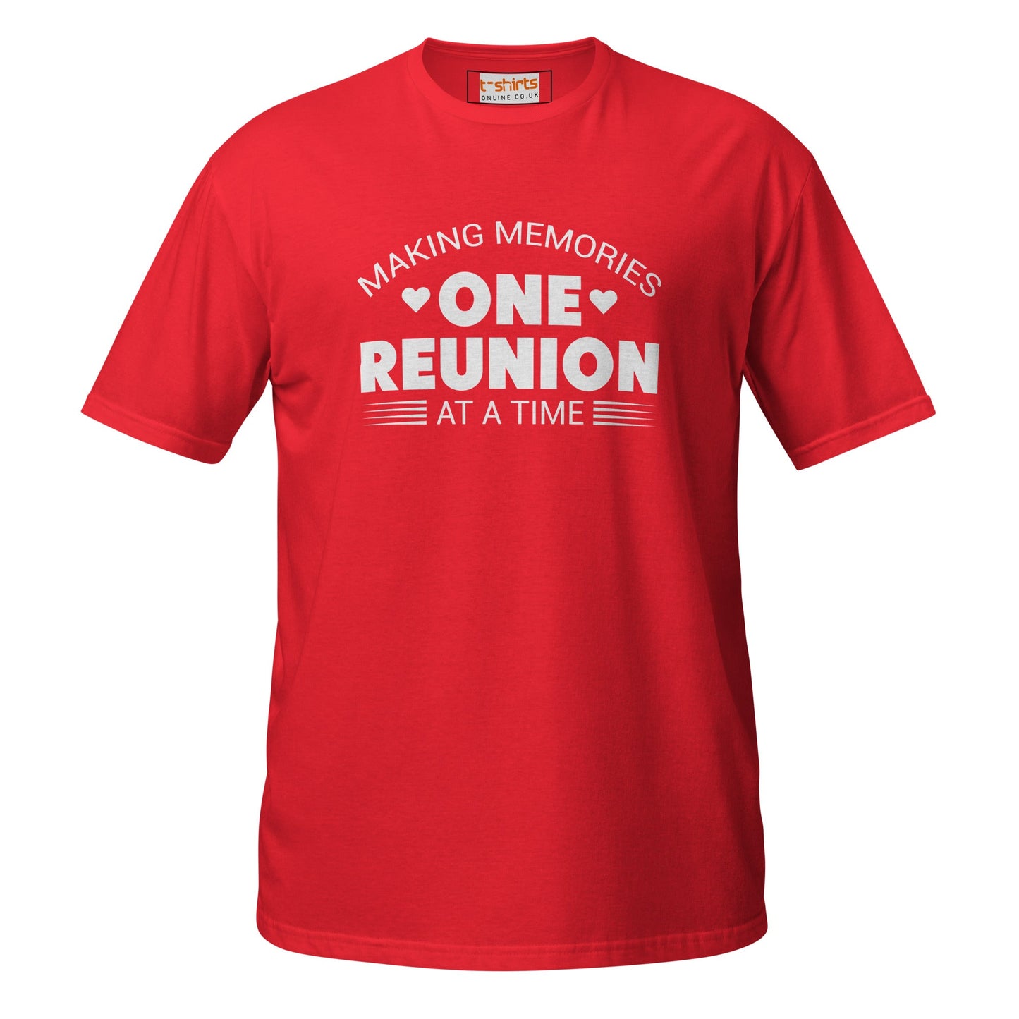 One Reunion T-Shirt | Unisex Softstyle Shirt - Red - T-Shirts Online