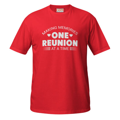 One Reunion T-Shirt | Unisex Softstyle Shirt - Red - T-Shirts Online