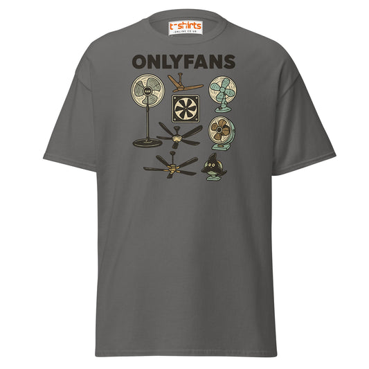OnlyFans Parody T-Shirt – Funny Fan Joke Shirt - Charcoal - T-Shirts Online