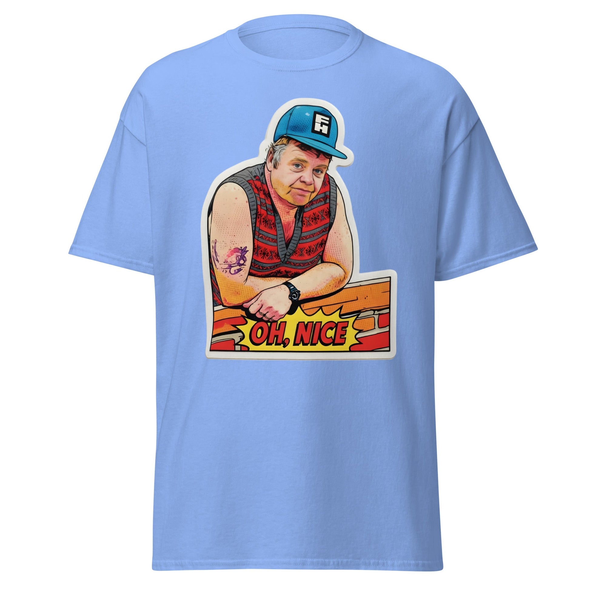 Onslow "Oh, Nice" Funny T-Shirt – Keeping Up Appearances Tee - Carolina Blue - T-Shirts Online