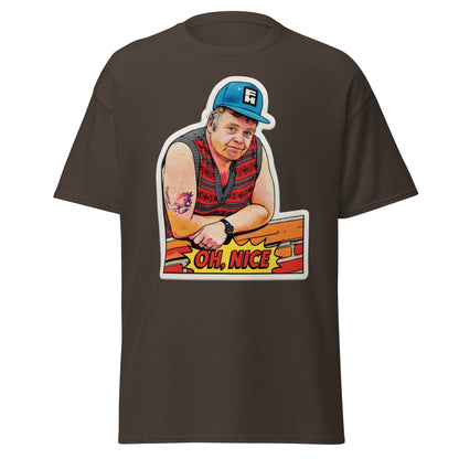 Onslow "Oh, Nice" Funny T-Shirt – Keeping Up Appearances Tee - Dark Chocolate - T-Shirts Online