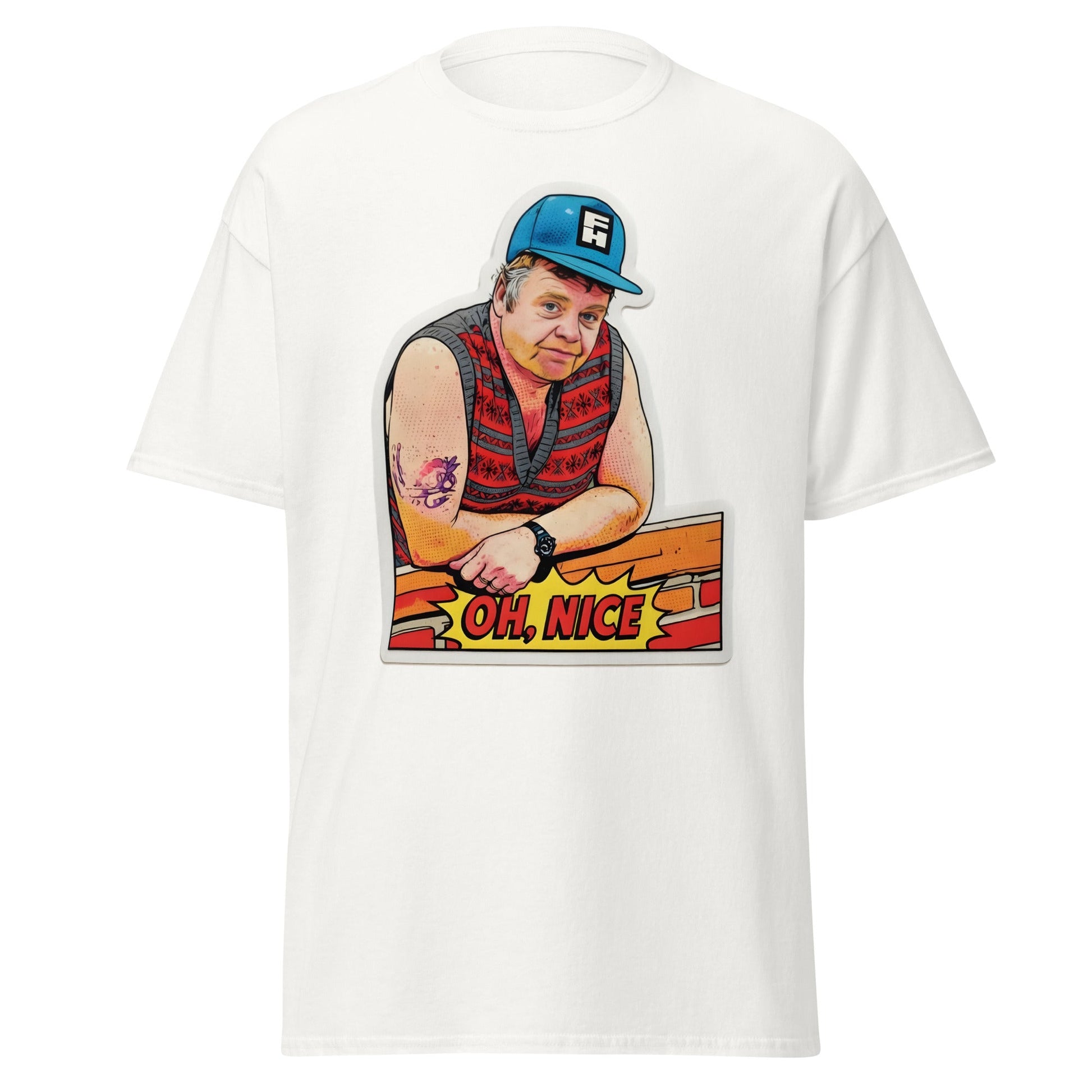 Onslow "Oh, Nice" Funny T-Shirt – Keeping Up Appearances Tee - White - T-Shirts Online