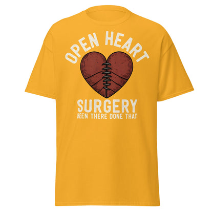 Open Heart Surgery Survivor T-Shirt - Recovery Gift Tee - Gold - T-Shirts Online