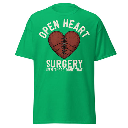Open Heart Surgery Survivor T-Shirt - Recovery Gift Tee - Irish Green - T-Shirts Online