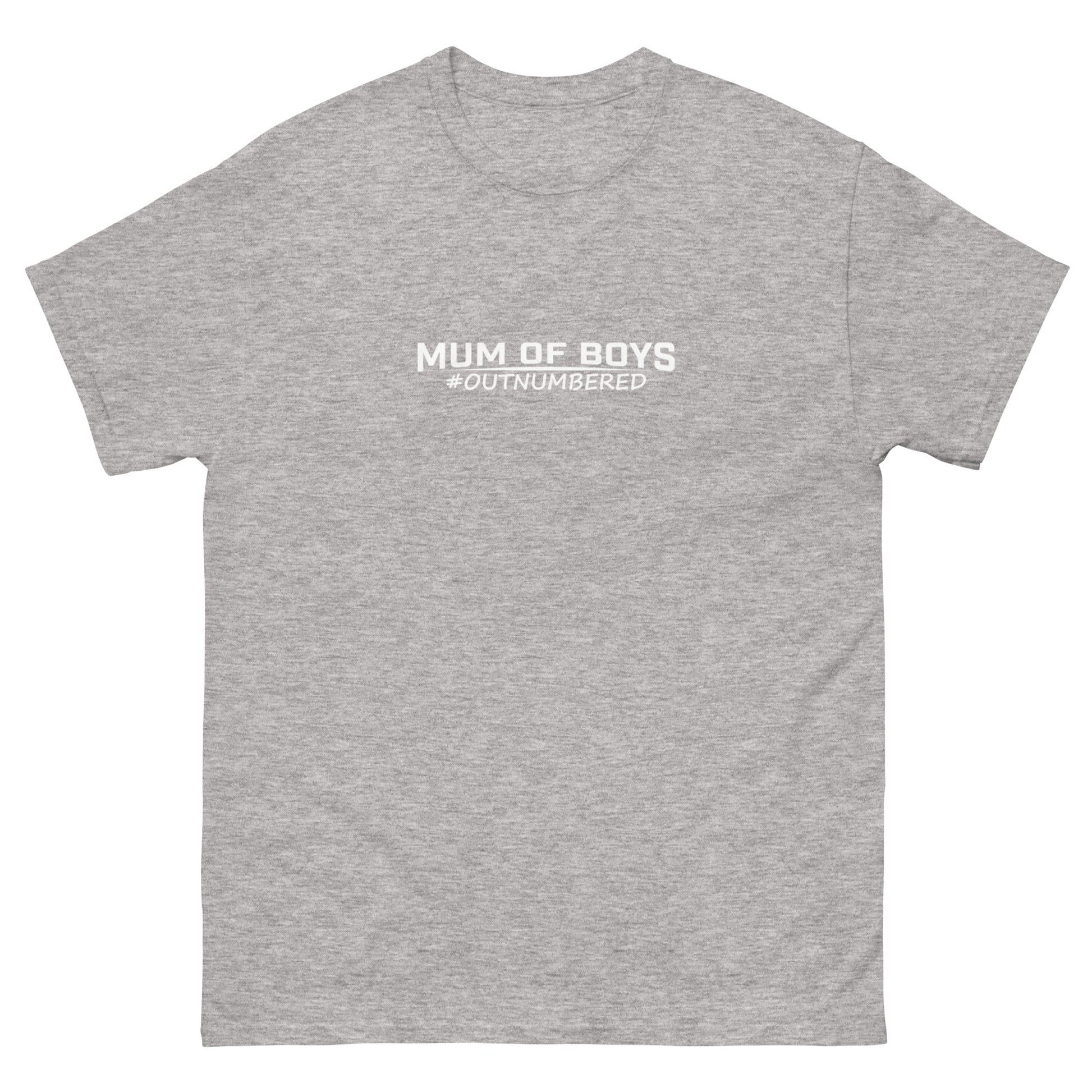 Outnumbered Mum | Mother's Day T-Shirt - Sport Grey - T-Shirts Online