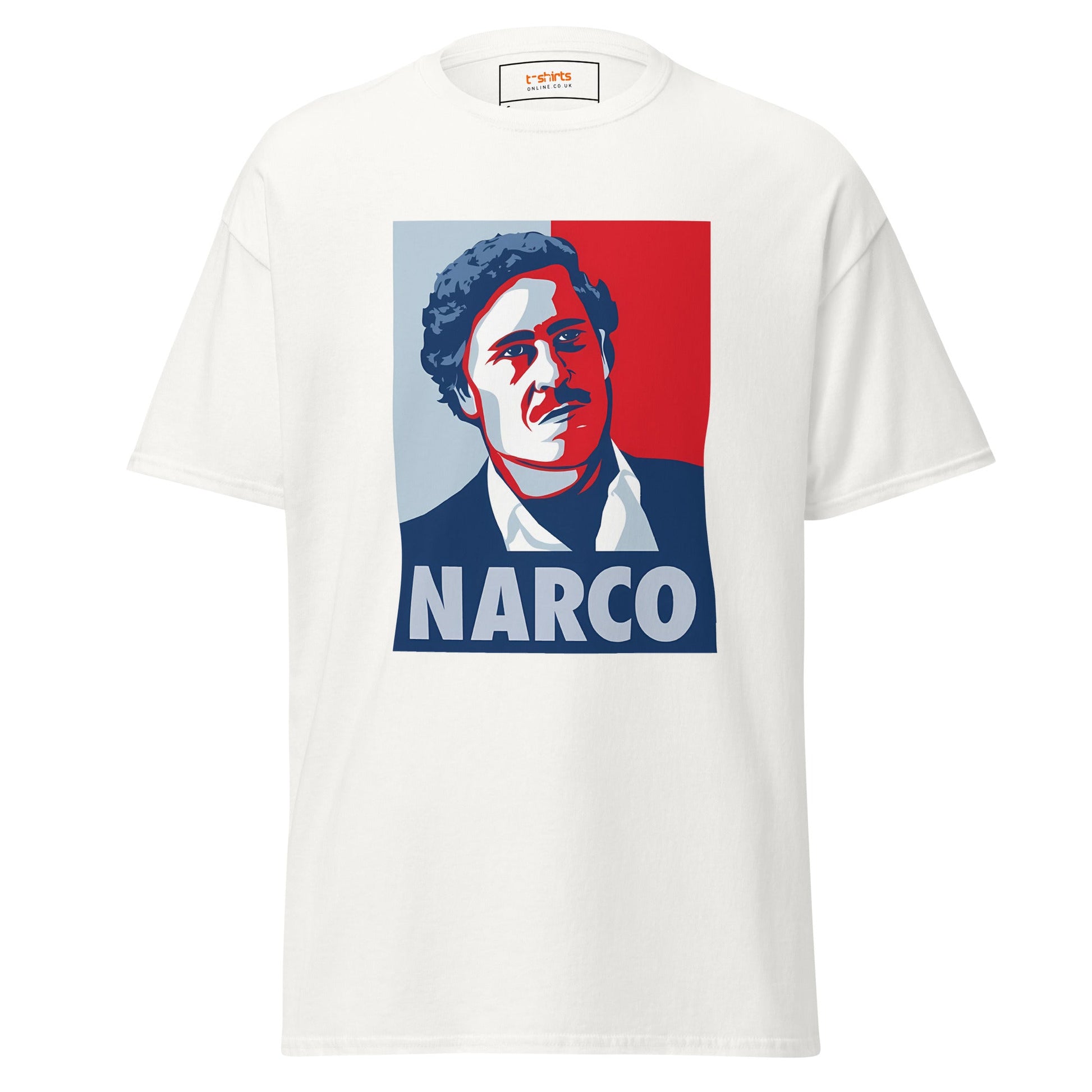 Pablo Escobar | Narco T-Shirt - White - T-Shirts Online