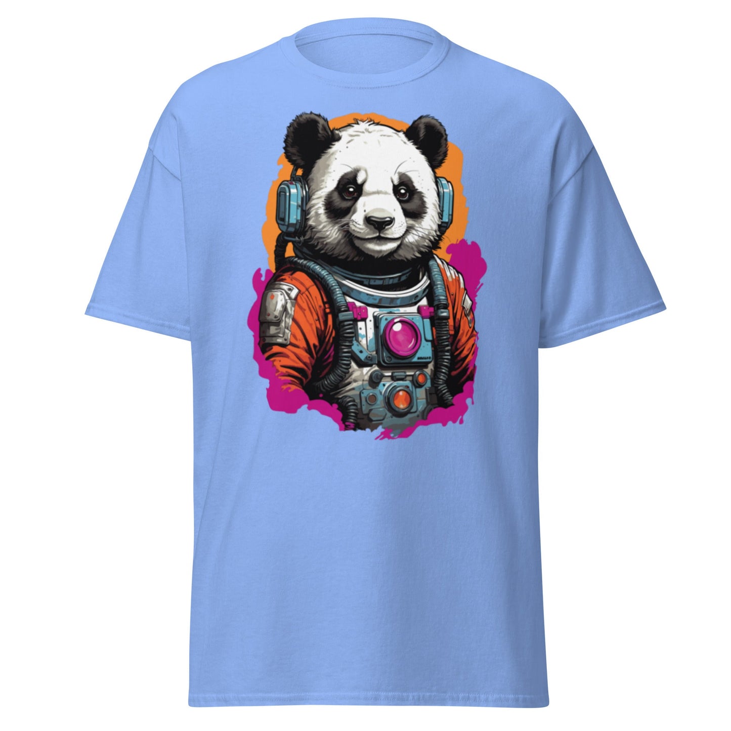 Panda Astronaut | Space T-Shirt - Carolina Blue - T-Shirts Online