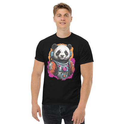 Panda Astronaut | Space T-Shirt - Black - T-Shirts Online