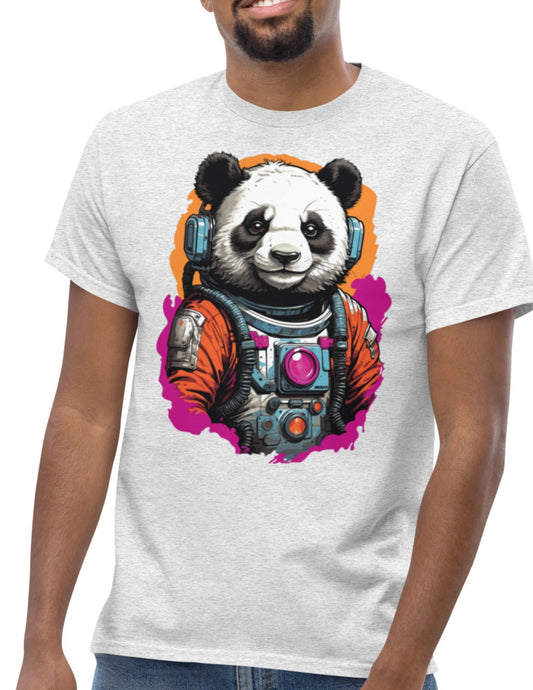Panda Astronaut | Space T-Shirt - Black - T-Shirts Online