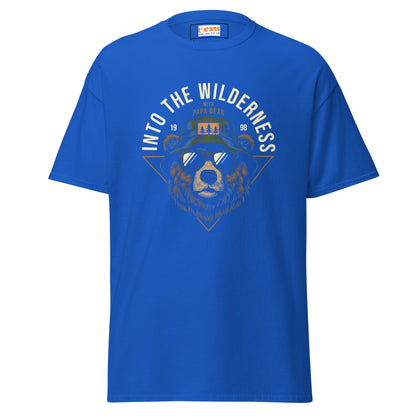Papa Bear | Camping Graphic T-Shirt - Royal - T-Shirts Online