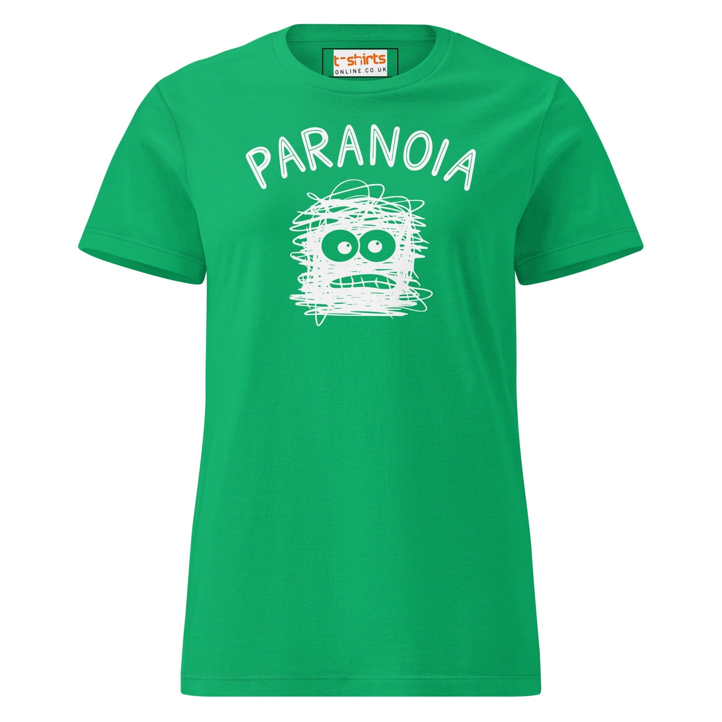 Paranoia T-Shirt | Semi Fitted Women's Soft T-Shirt - Irish Green - T-Shirts Online