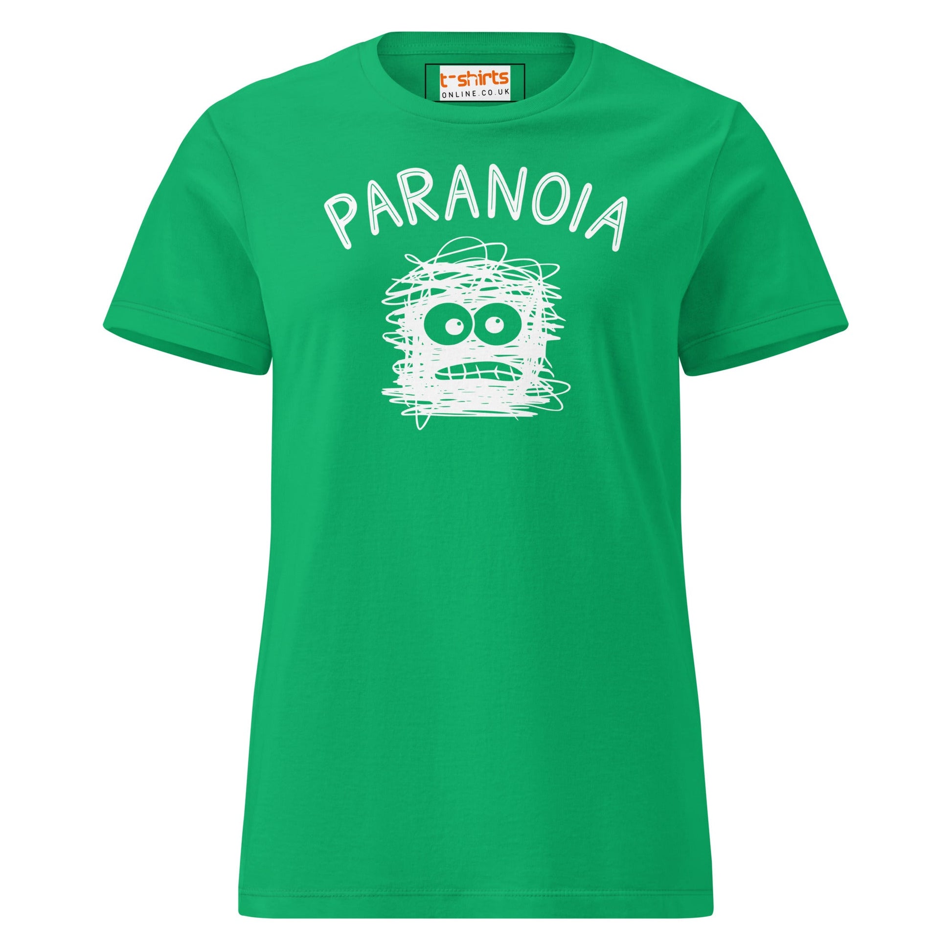 Paranoia T-Shirt | Semi Fitted Women's Soft T-Shirt - Irish Green - T-Shirts Online