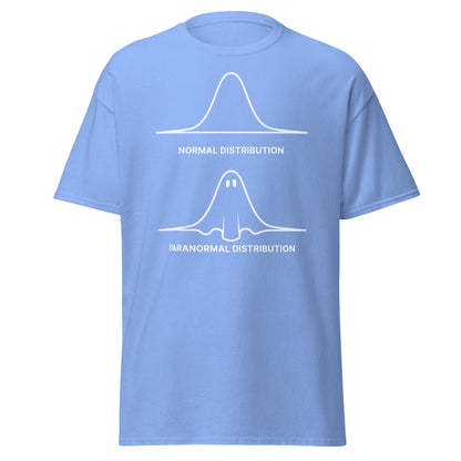 Paranormal Distribution Funny Ghost T-Shirt - Carolina Blue - T-Shirts Online
