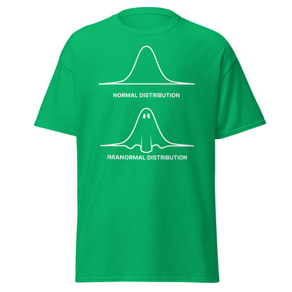 Paranormal Distribution Funny Ghost T-Shirt - Irish Green - T-Shirts Online