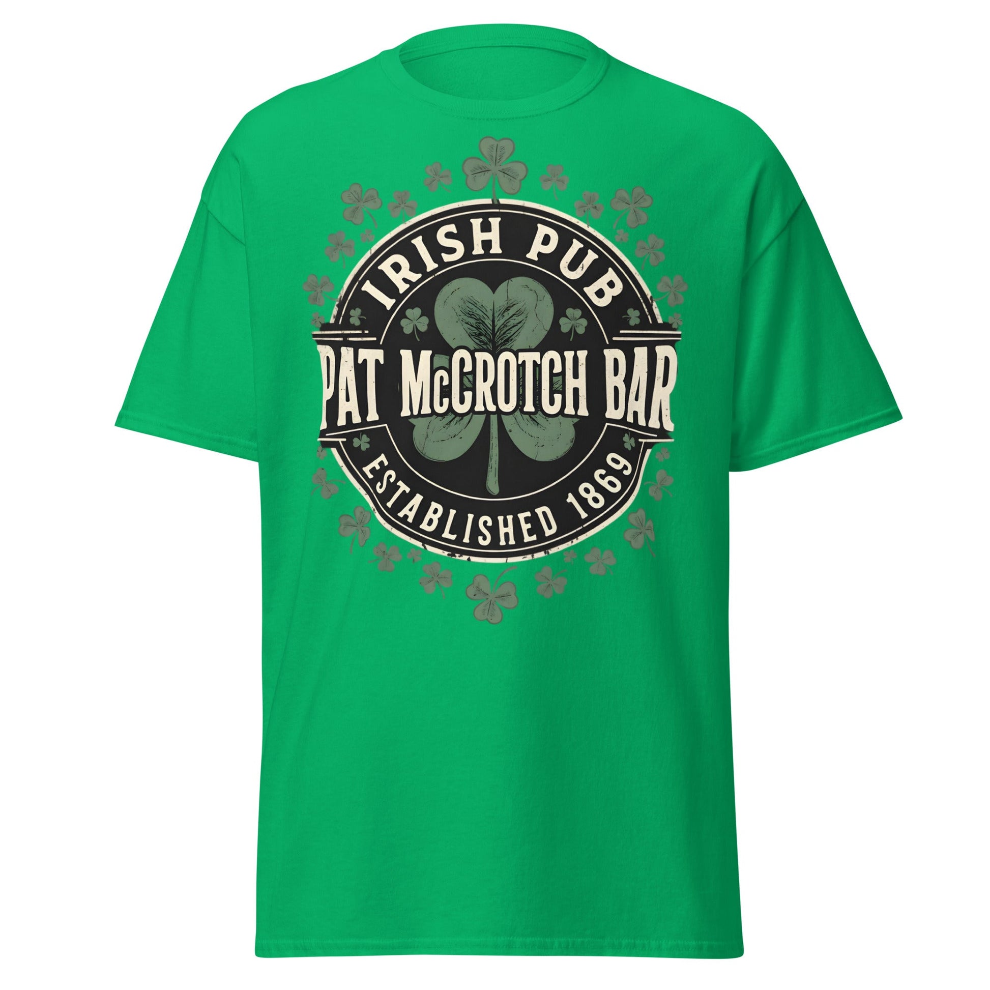 Pat McCrotch Irish Pub T-Shirt - Funny St. Patrick's Day Tee - Irish Green - T-Shirts Online
