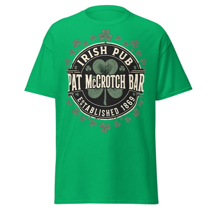 Pat McCrotch Irish Pub T-Shirt - Funny St. Patrick's Day Tee - Irish Green - T-Shirts Online