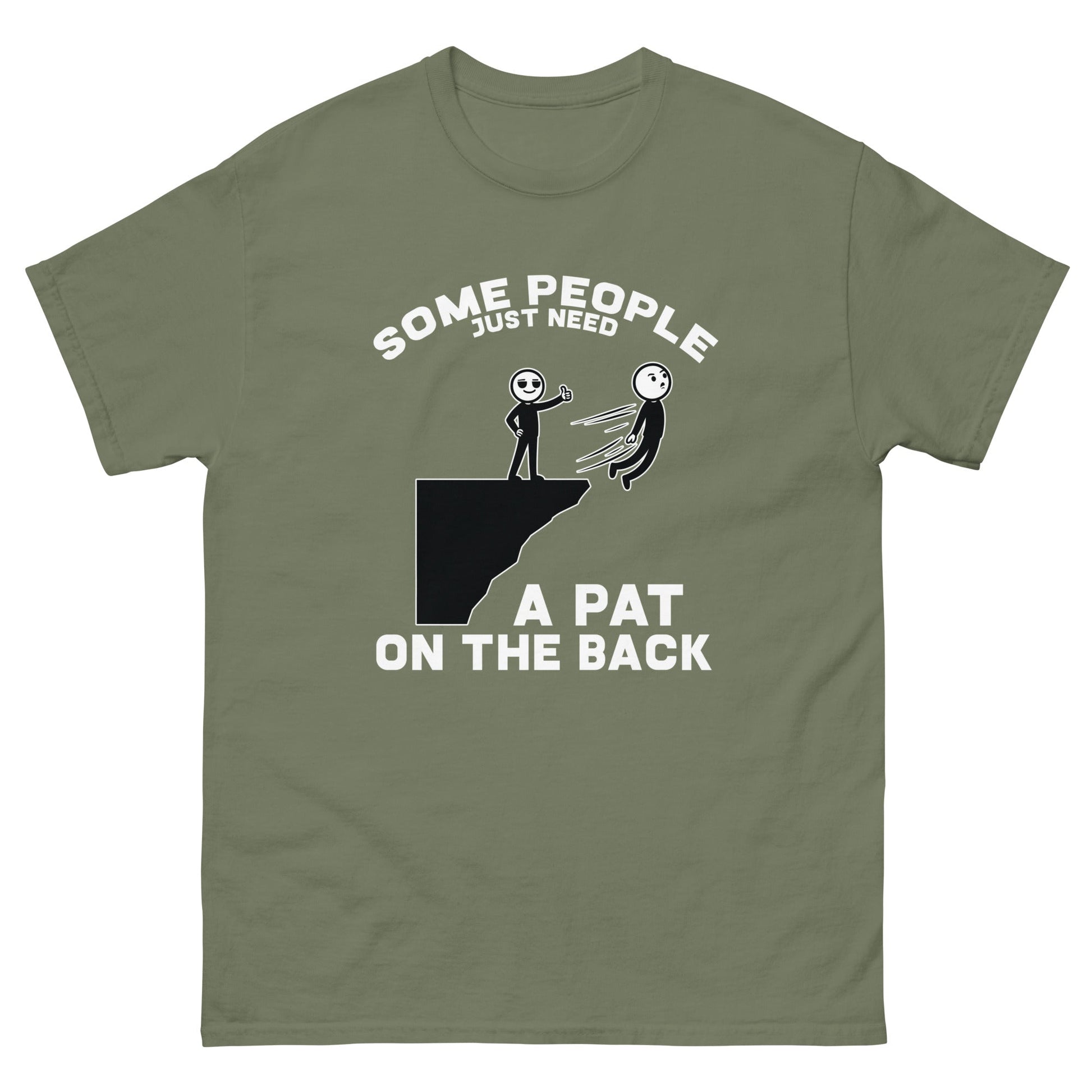 Pat on the Back | Unisex classic tee - Military Green - T-Shirts Online
