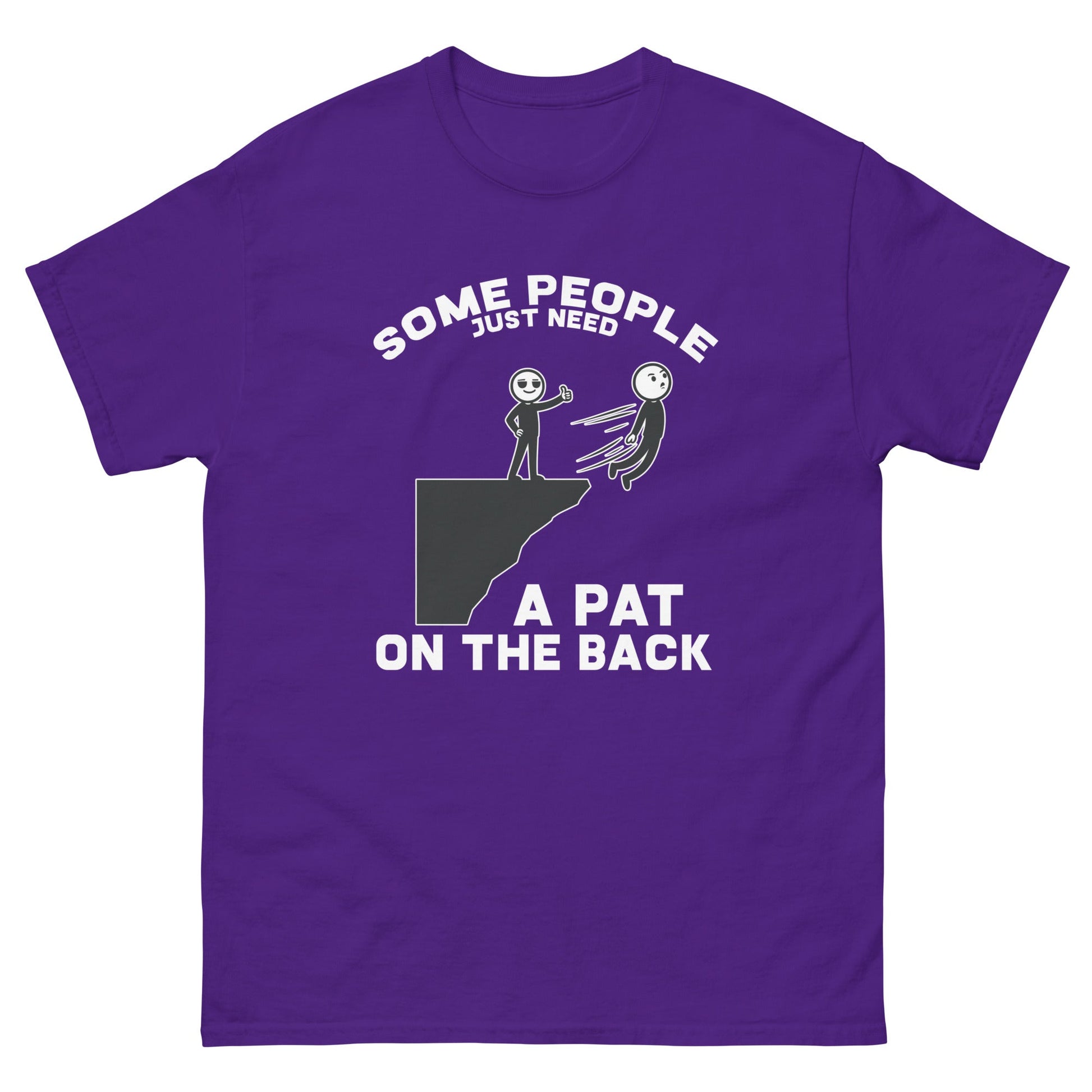 Pat on the Back | Unisex classic tee - Purple - T-Shirts Online