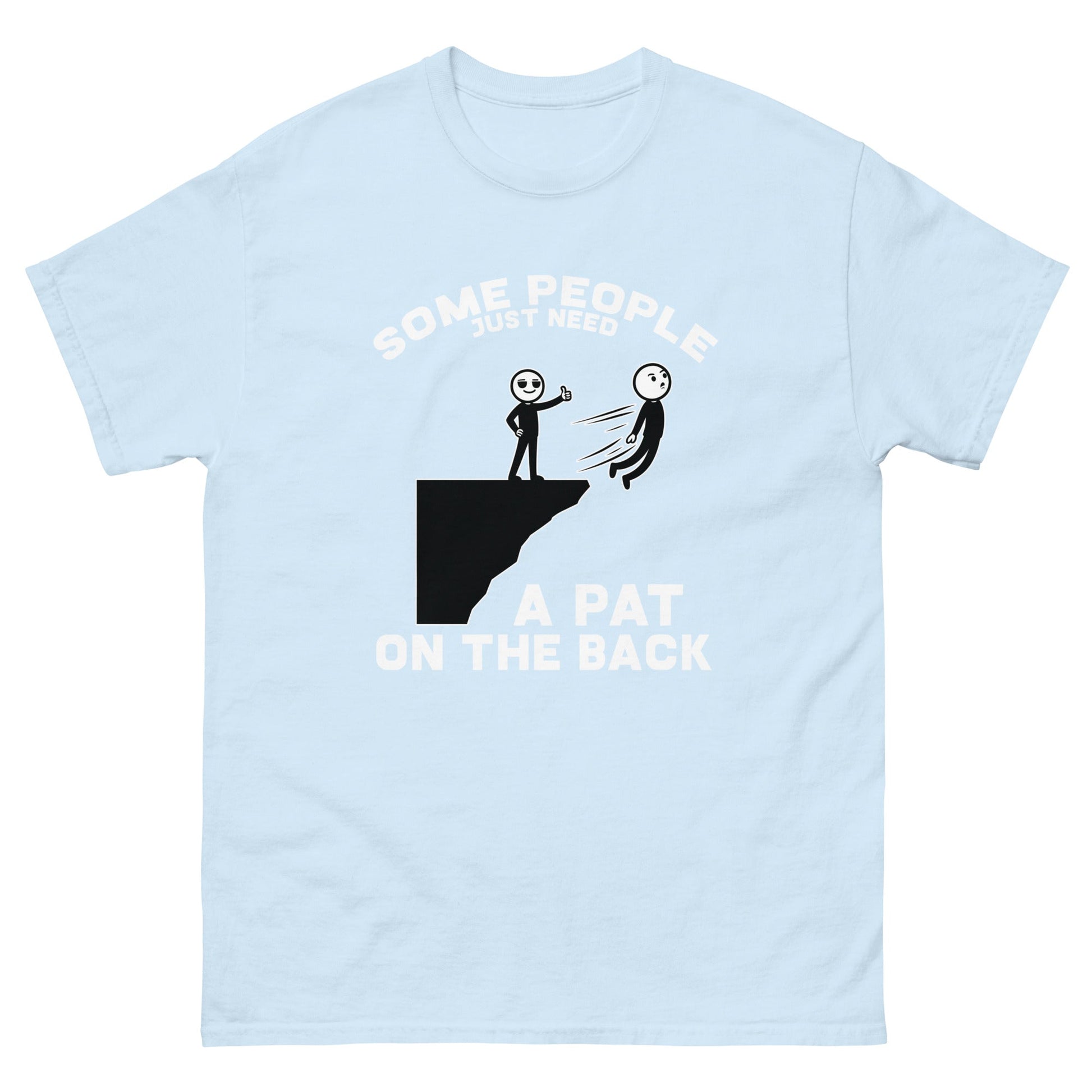 Pat on the Back | Unisex classic tee - Light Blue - T-Shirts Online
