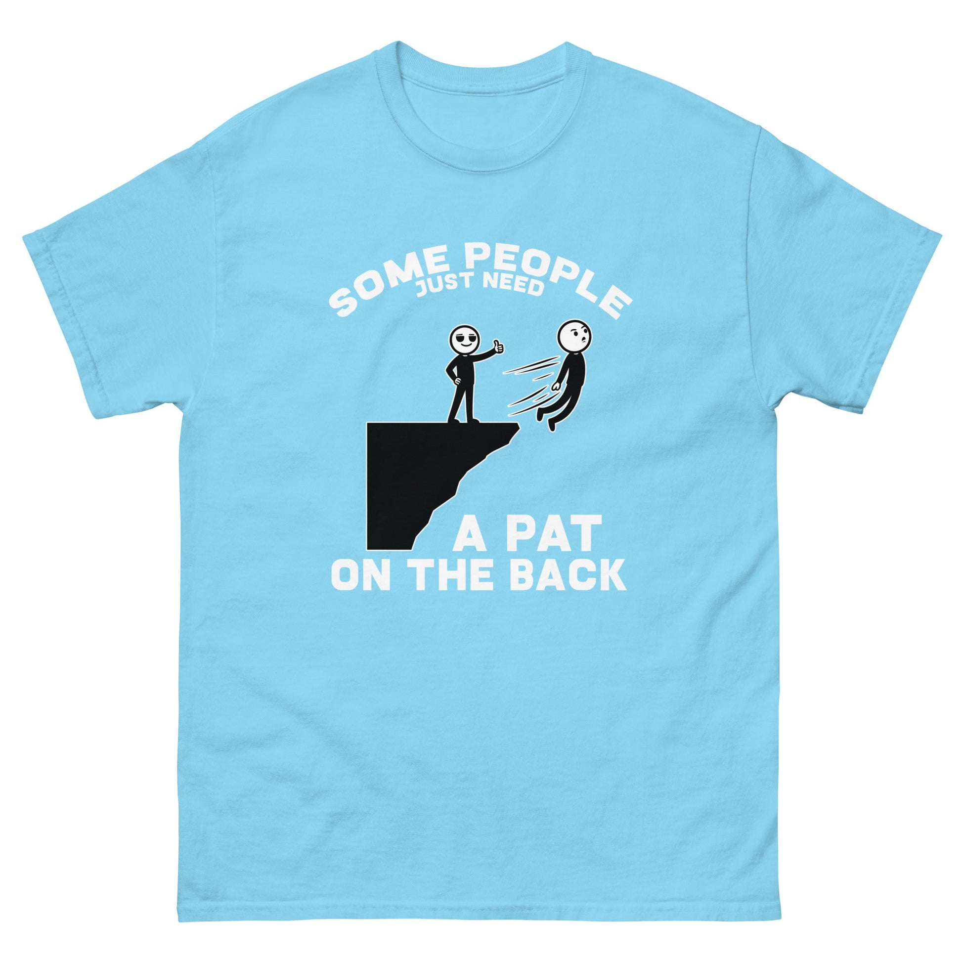 Pat on the Back | Unisex classic tee - Sky - T-Shirts Online
