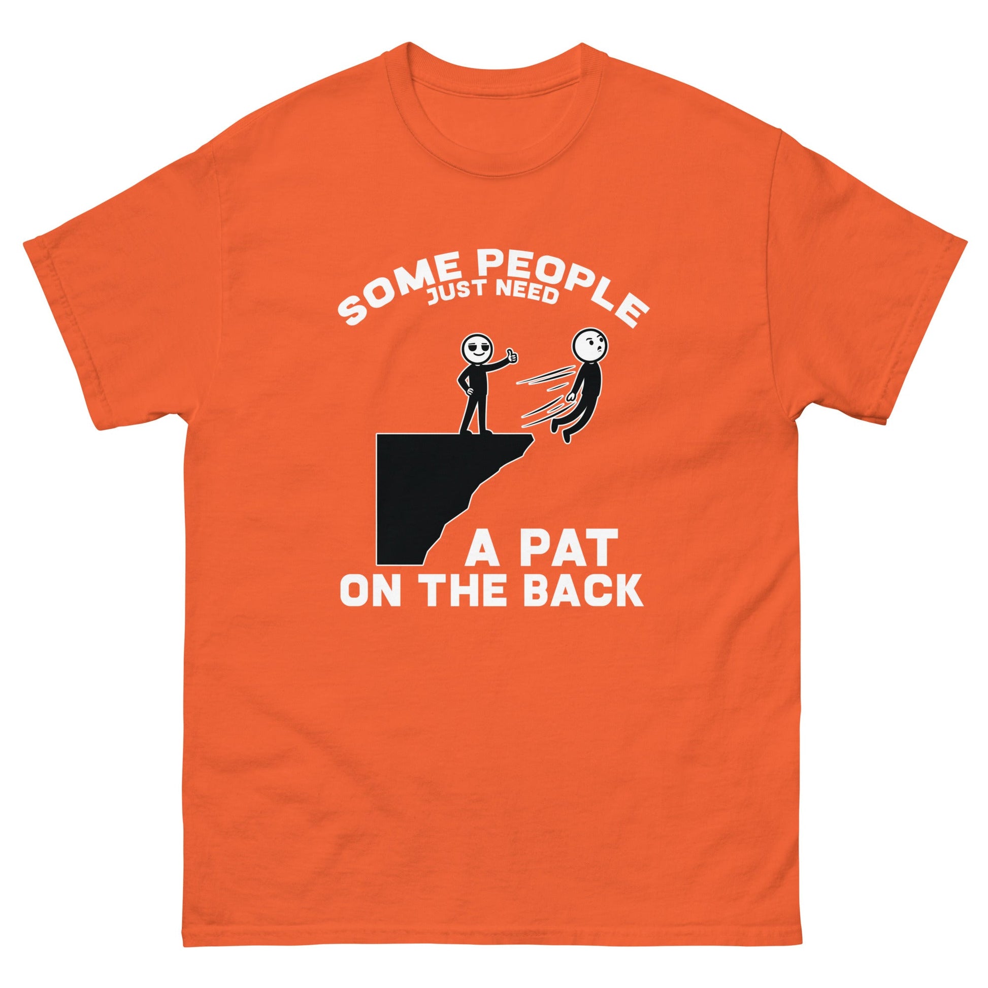 Pat on the Back | Unisex classic tee - Orange - T-Shirts Online