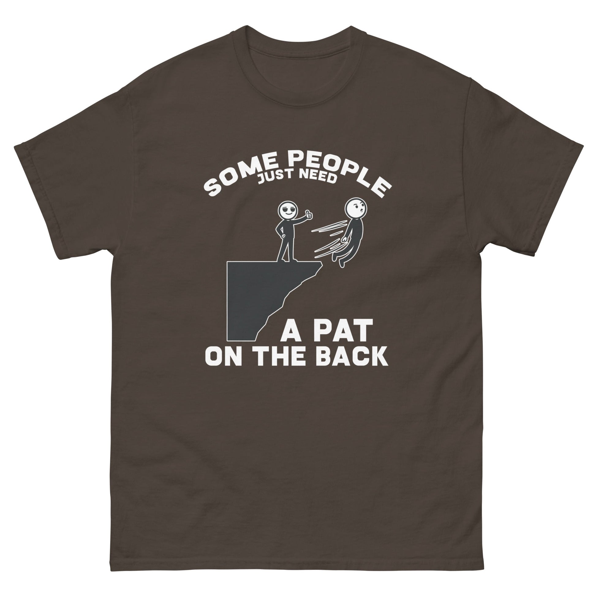 Pat on the Back | Unisex classic tee - Dark Chocolate - T-Shirts Online
